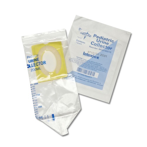 Medline Sterile Pediatric Urine Collectors,clear - Mds190510h - Shoplet.com