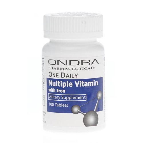 Generic Otc MultiVitamin with Iron Tablets OTC52101