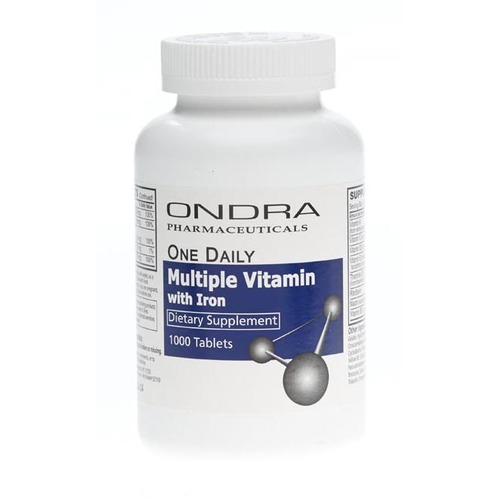 Generic Otc MultiVitamin with Iron Tablets OTC52110